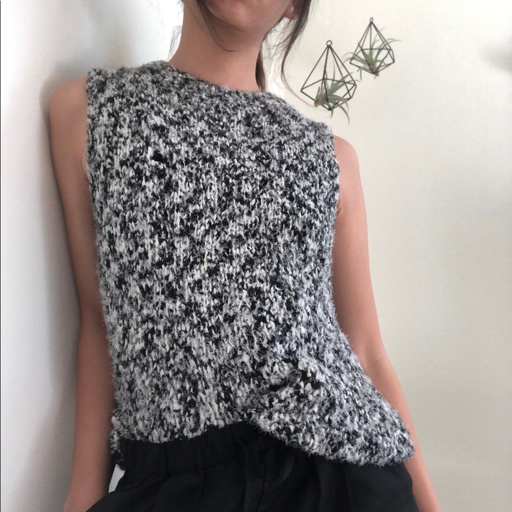 100% Silk Chiffon high neck sleeveless top